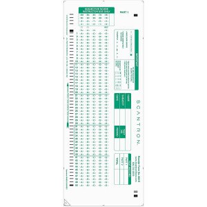 Green scantron